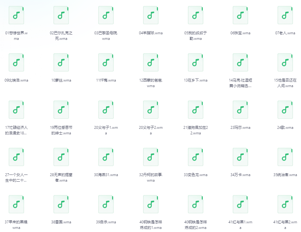 【100部经典世界名著】名家讲堂精华版【音频】【3GB】