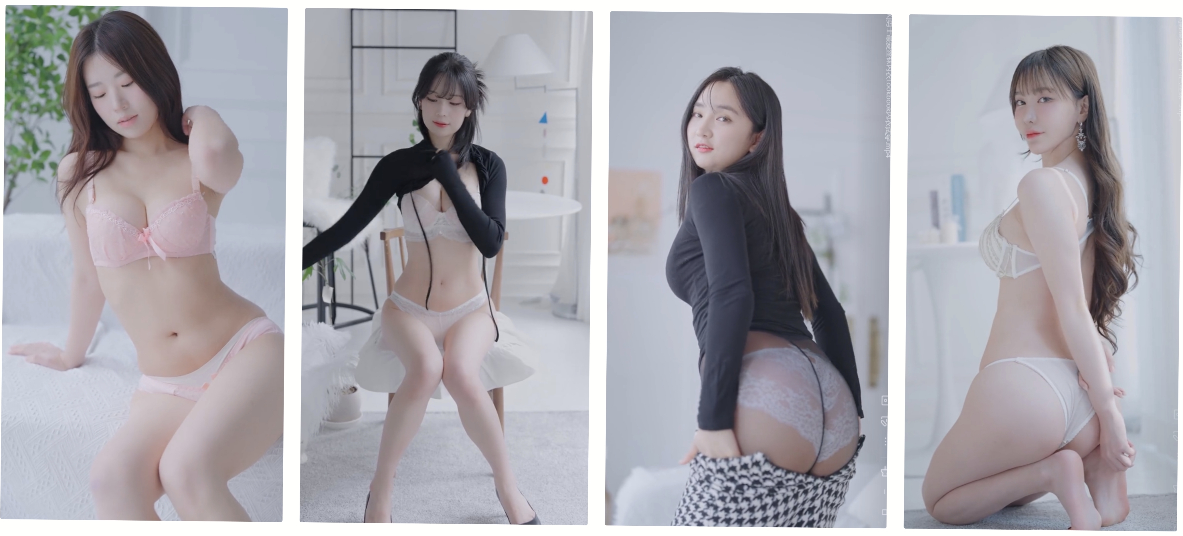韩国美女模特/内衣/丝袜 试穿/换衣合集，4K超高清画质，共28GB