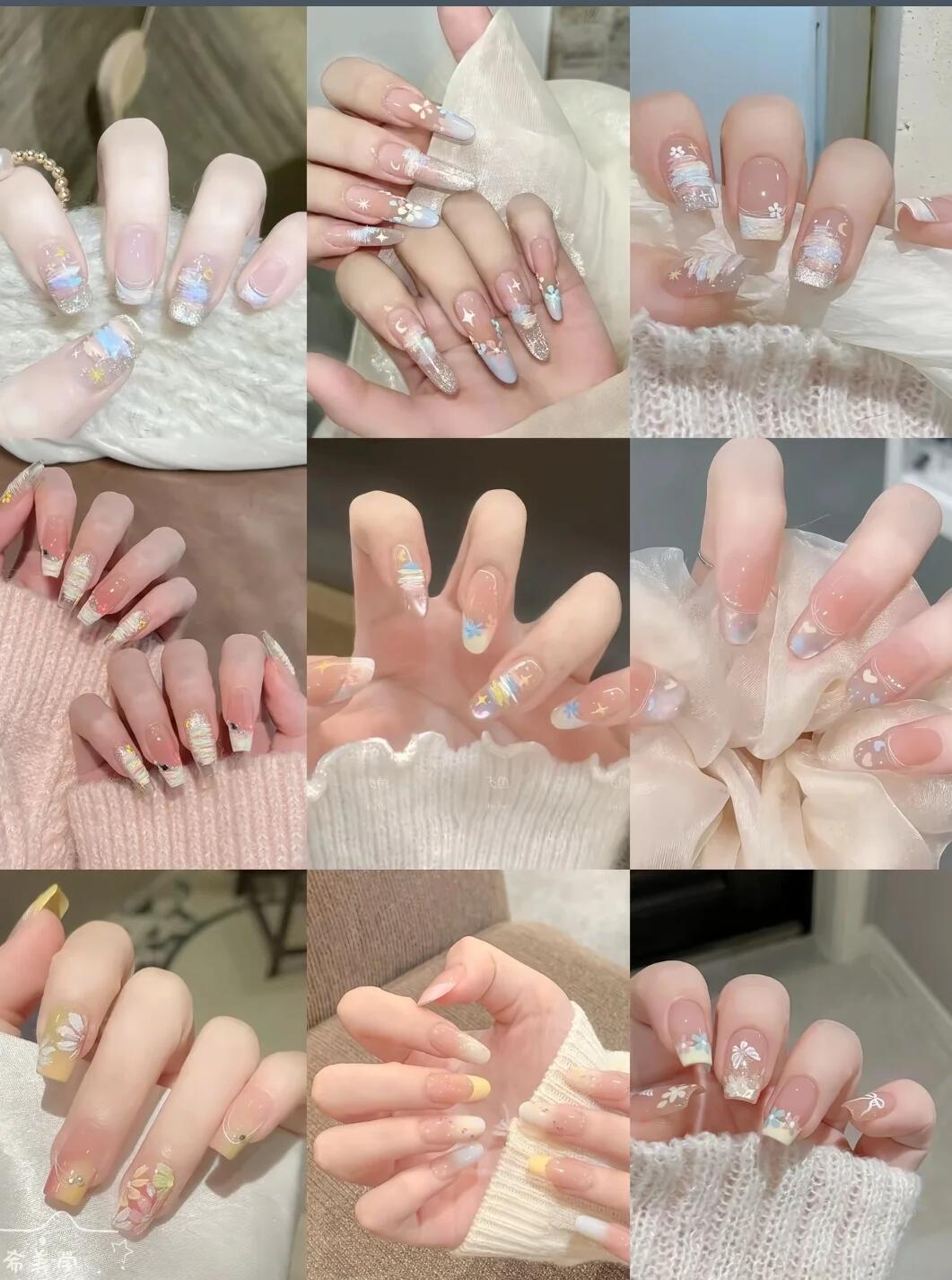 花了大几千从实体店买的美甲教程基础入门教学资料，已经整理好了，这里全部免费分享！